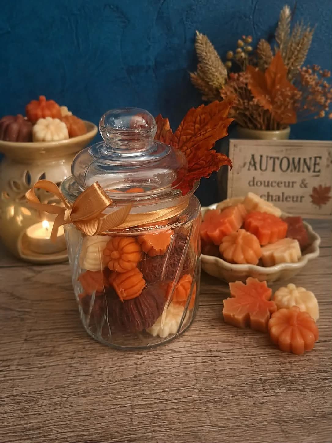 bonbonnière fondants collection automne senteur pomme cannelle