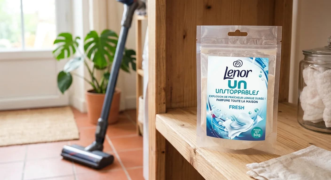 poudre aspirateur lenor unstoppable