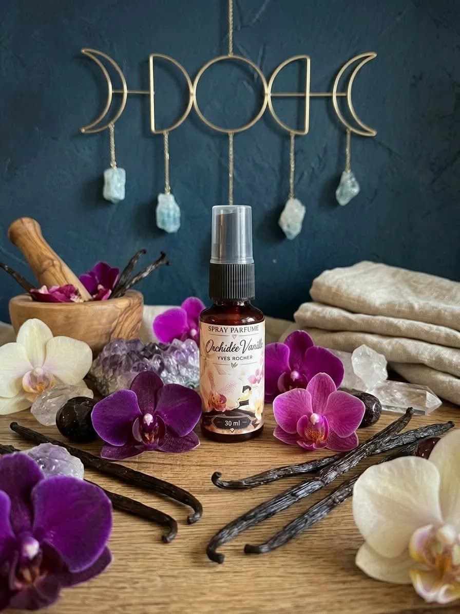 spray d'ambiance maison senteur  orchidée vanille dupe yves rocher