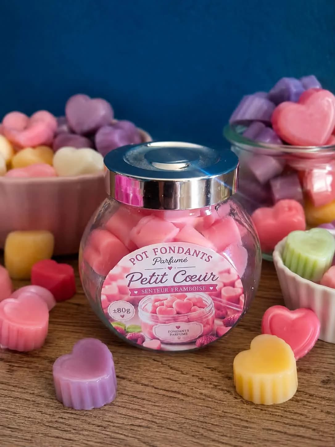 pot petit fondants coeur framboise