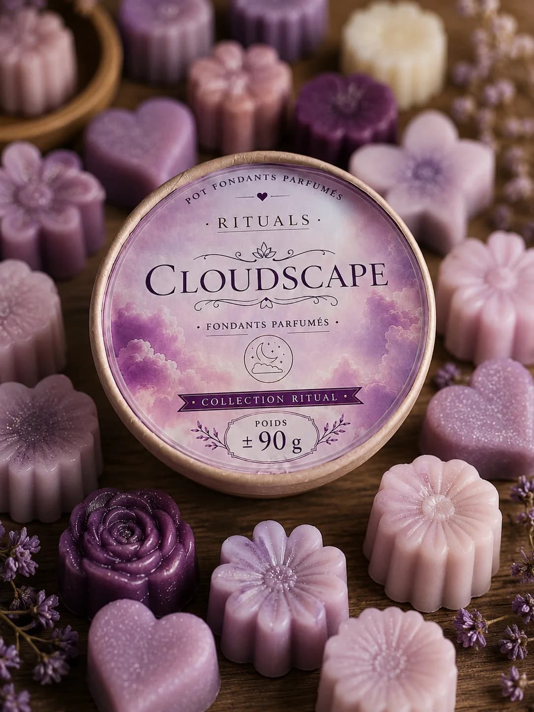 pot de fondant parfumée 90g collection rituals senteur rituals