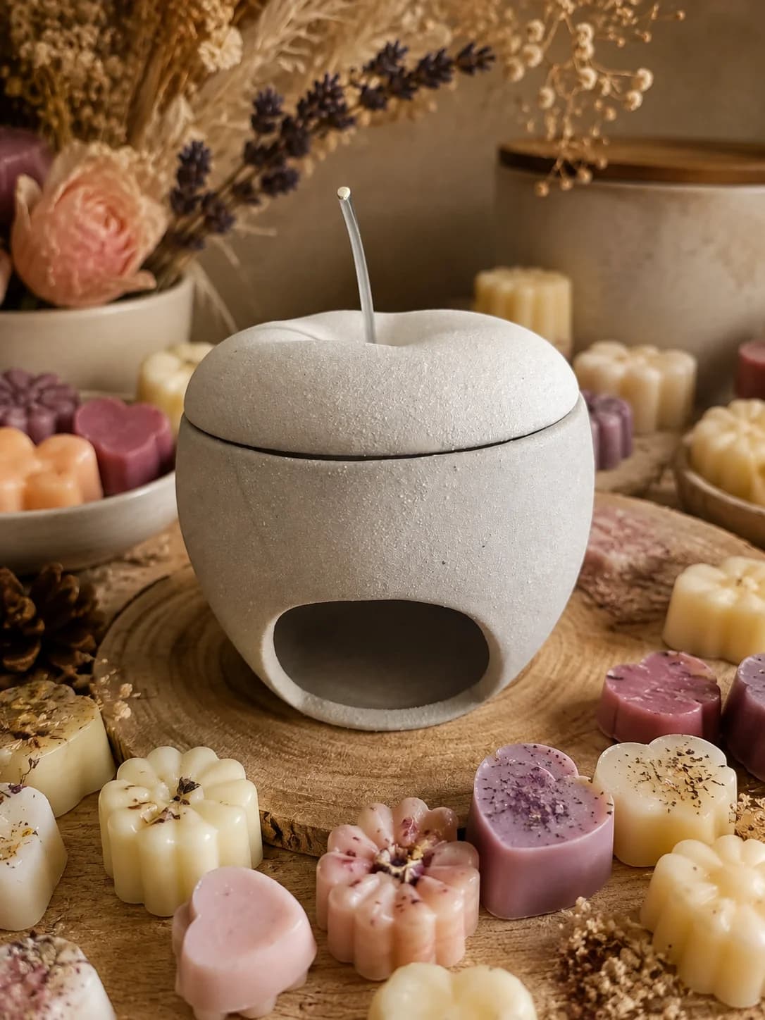 diffuseur fondant parfumée pomme